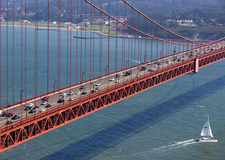 Kreuzfahrt in der Bucht von San Francisco